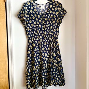 Cute Sun Dress Sunflower | Summer/Spring |Passport Medium Flowy | like Rue21 |